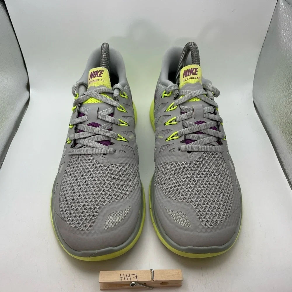 Nike Free 5.0 womens gray green sneaker size 8.5